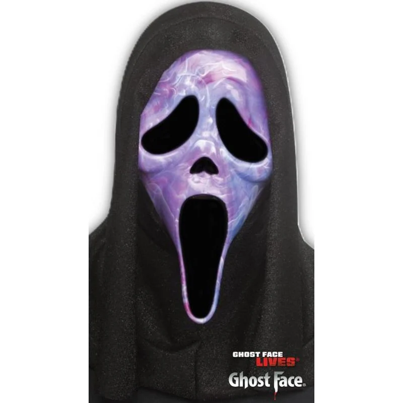 Scream Ghost Face Marbled Mask for Adults, Assortment, 1 Count