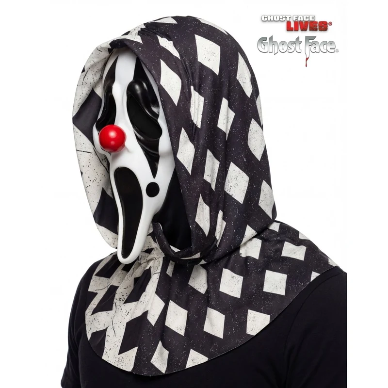 Scream Ghost Face Clown Mask for Adults