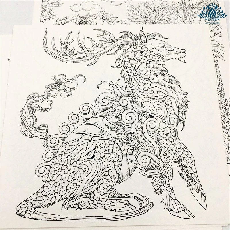 Coloriage anti stress tatouage