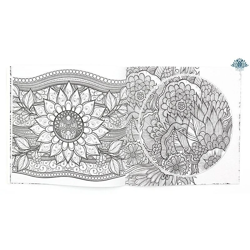 Coloriage anti stress animaux fantastiques