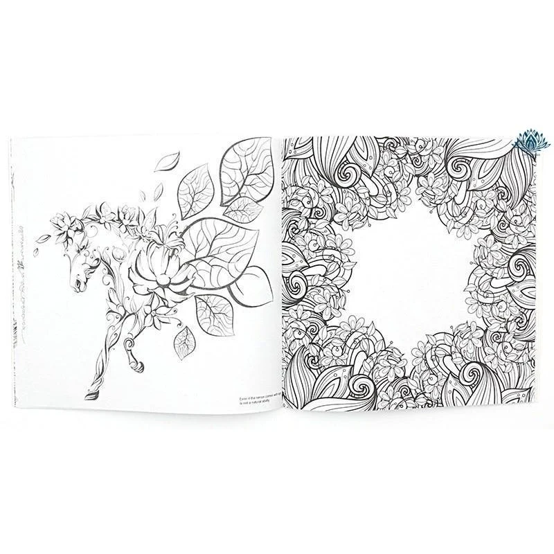 Coloriage anti stress animaux fantastiques
