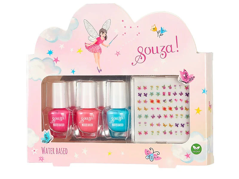 Set de vernis et stickers ongles - Souza