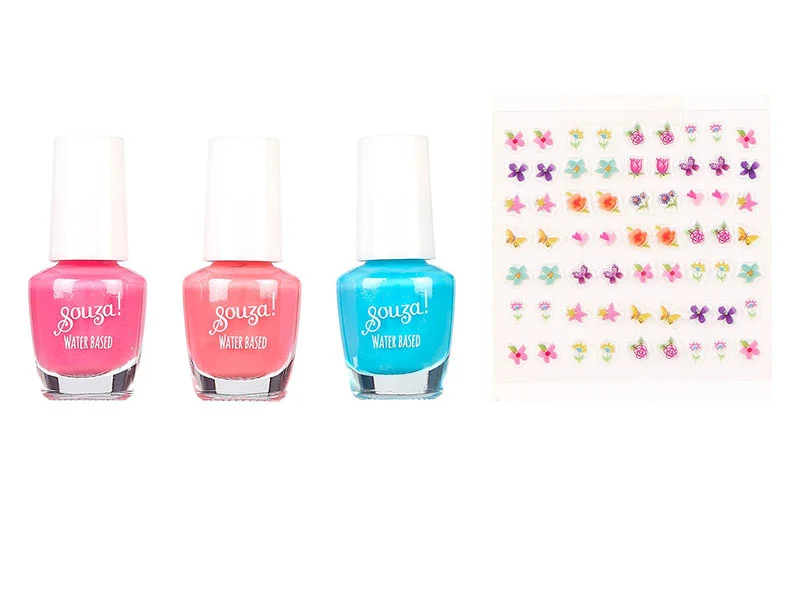 Set de vernis et stickers ongles - Souza