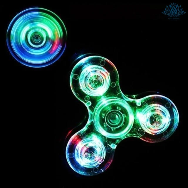 Hand spinner lumineux