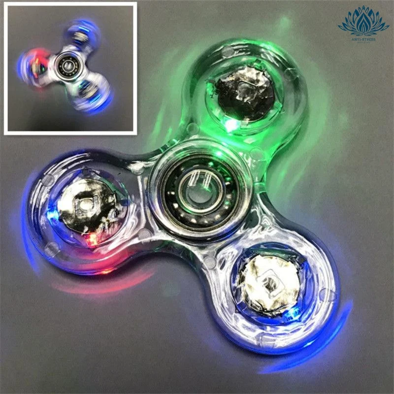 Hand spinner lumineux