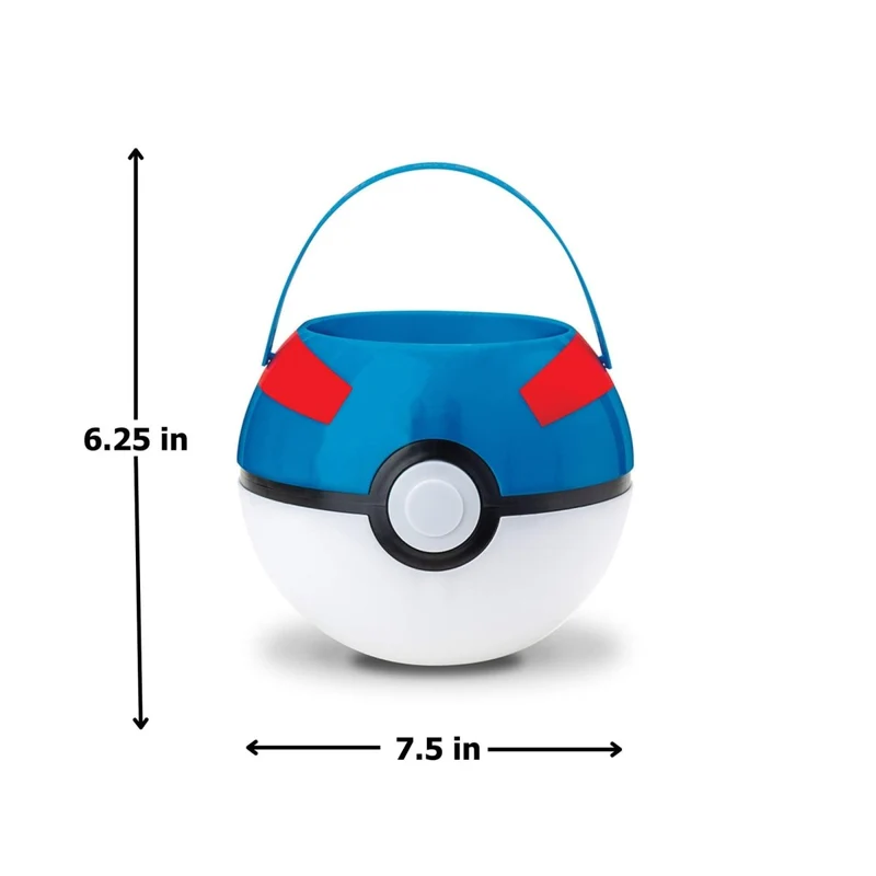 Pokémon Great Ball Treat Pail, 7.5 x 6.25 Inches, 1 Count