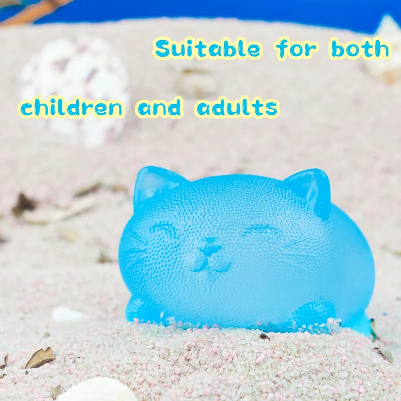 Cat Stress Relief Toy Sensory Fidget Squeeze Ball