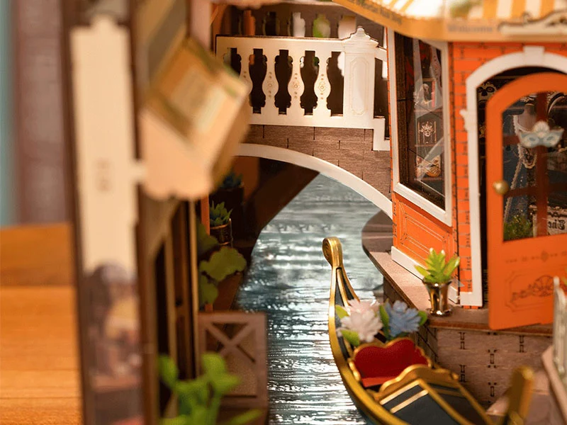 Book Nook - Pièce miniature Romantic Venice maquette - Rolife