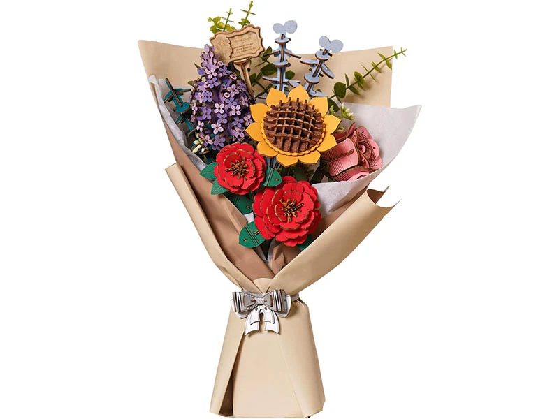 Maquette Bouquet de fleur en bois Puzzle 3D - Rolife