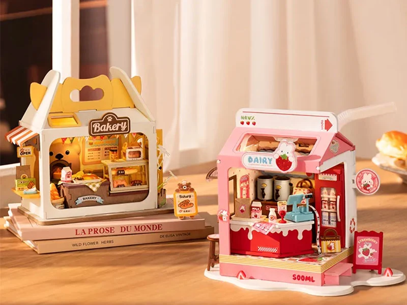 Boutique miniature Teddy's Breadbox DIY - Rolife