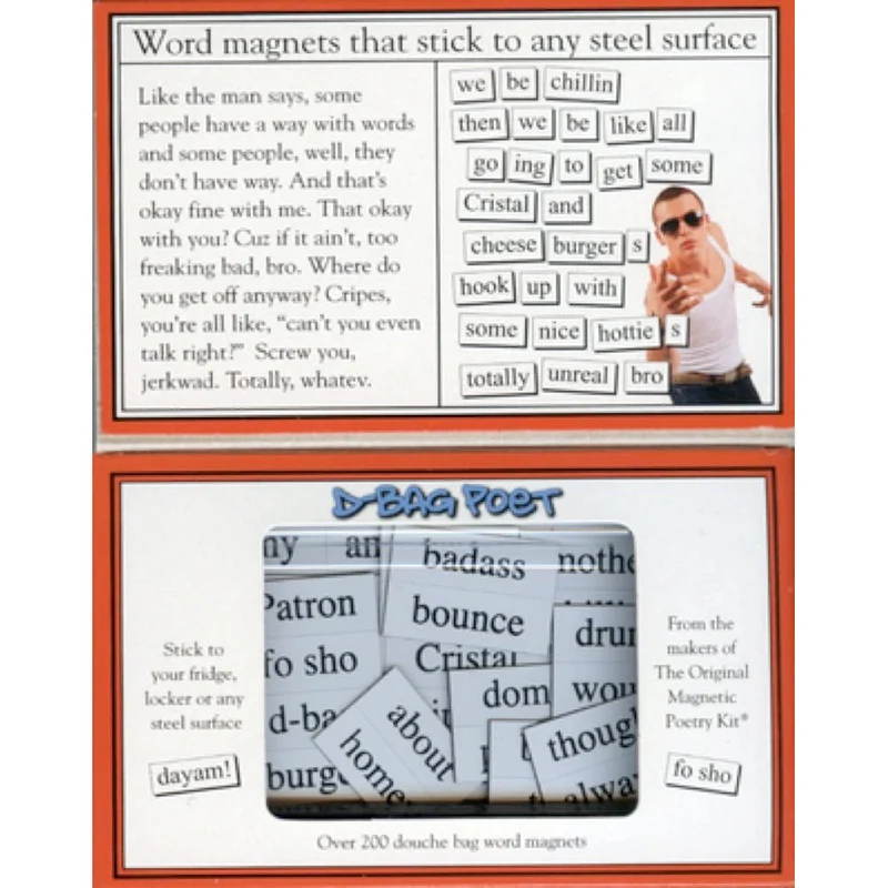 D-Bag Poet - Magnetic Poetry