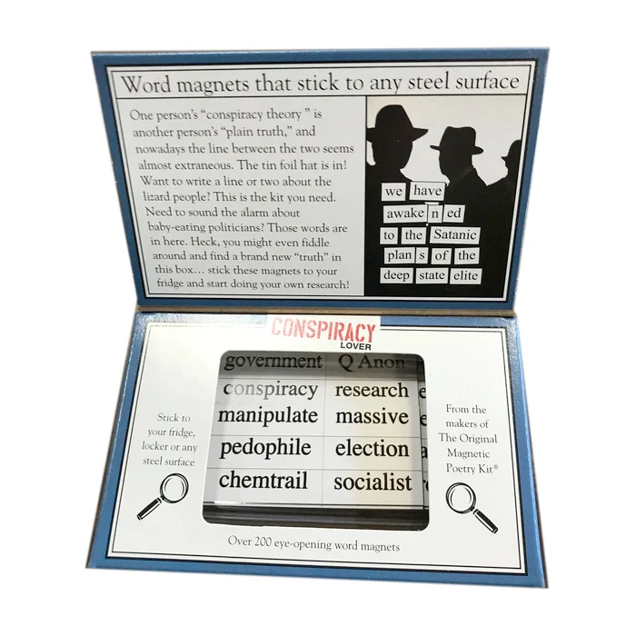 Conspiracy Lover Magnetic Poetry Kit