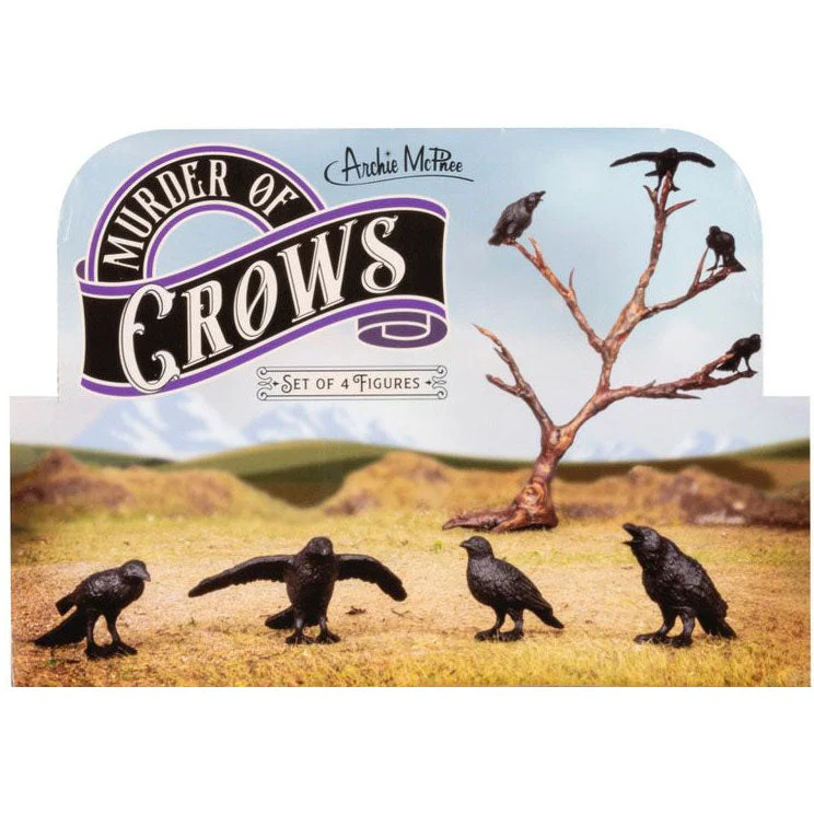 Murder of Crows - set of 4 figures