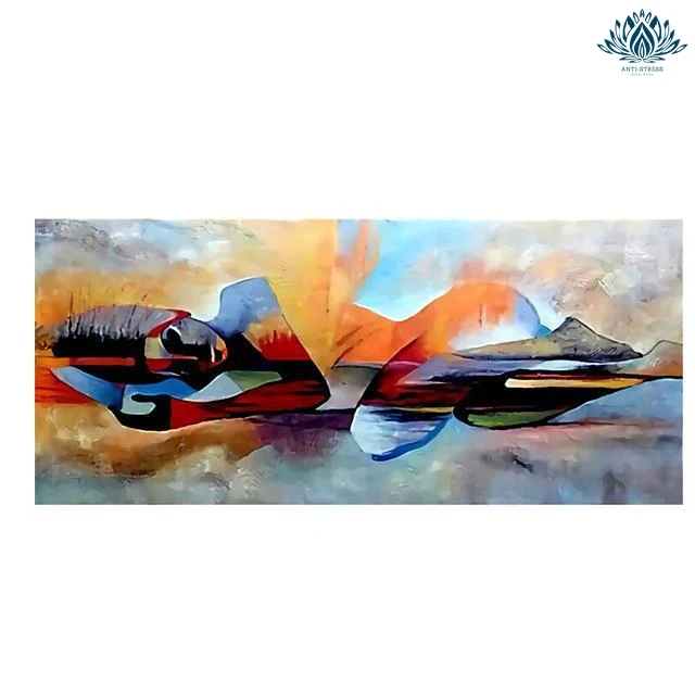 Tableau contemporain zen