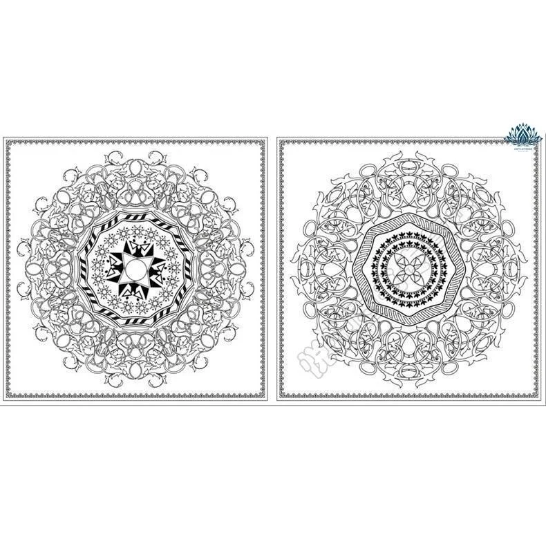 Anti stress coloriage mandala