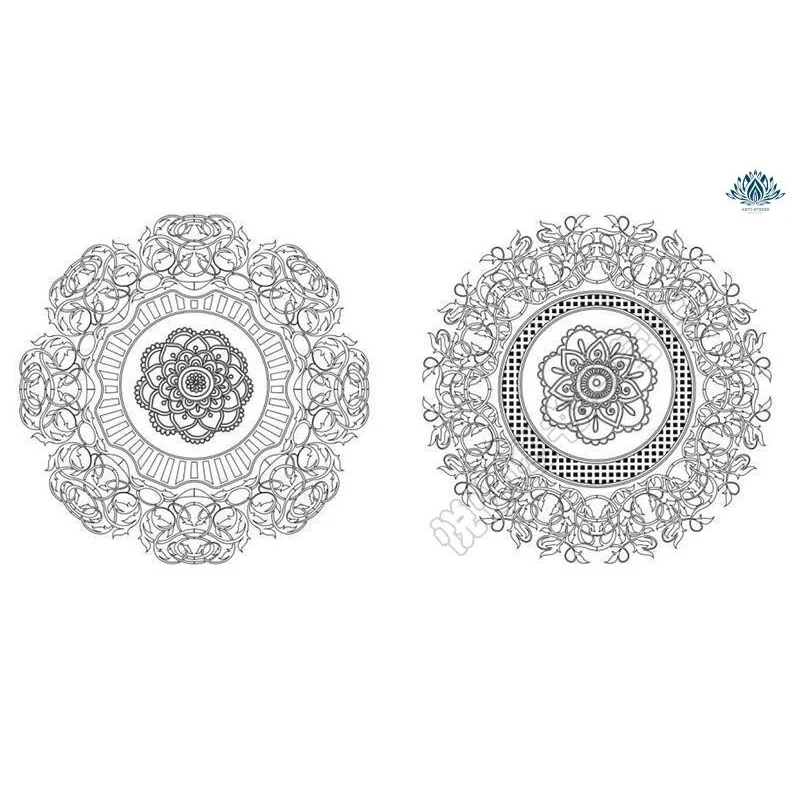 Anti stress coloriage mandala