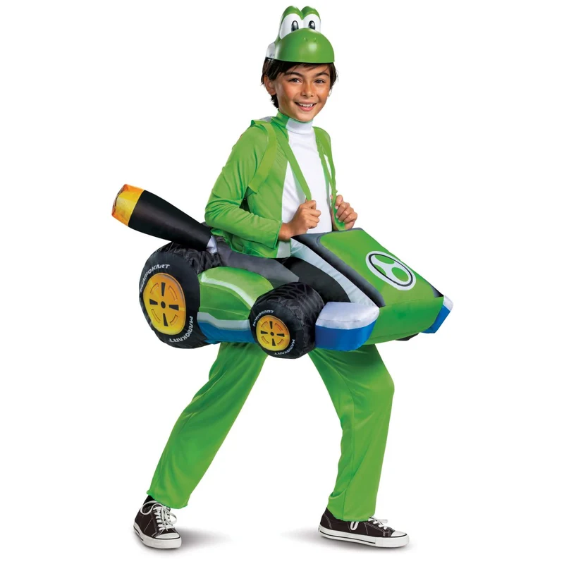 Mario Kart Yoshi Inflatable Costume for Kids