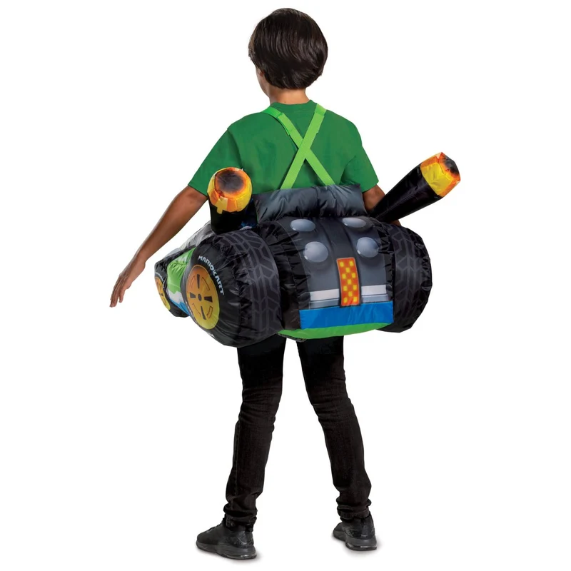 Mario Kart Yoshi Inflatable Costume for Kids