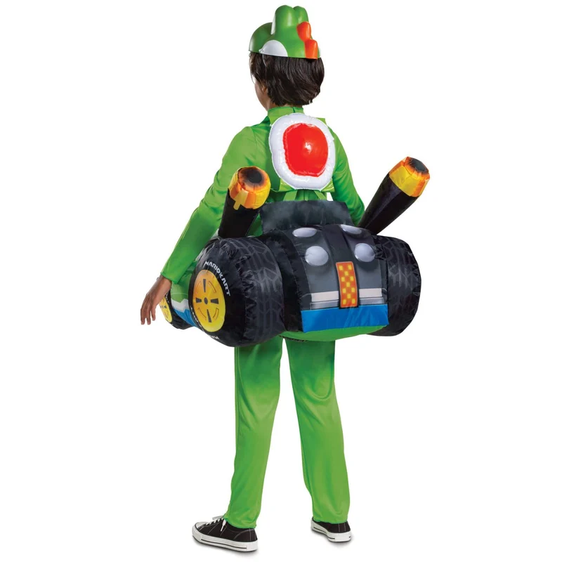 Mario Kart Yoshi Inflatable Costume for Kids