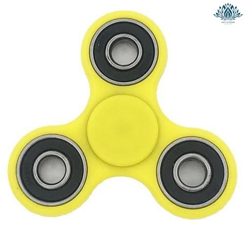 Hand spinner jaune