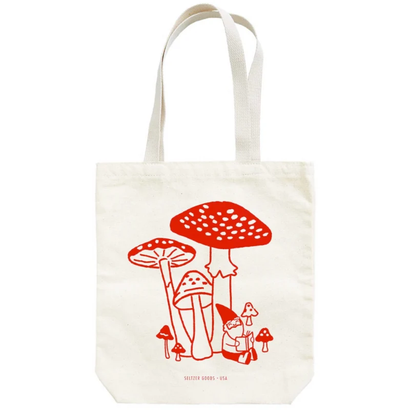Gnome Mushroom Tote-