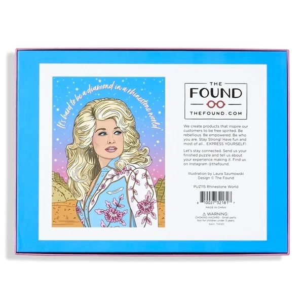 Dolly Rhinestone World Puzzle