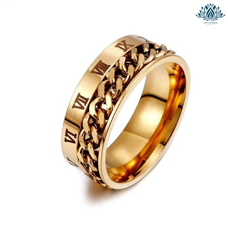 Bague anti-stress romaine homme