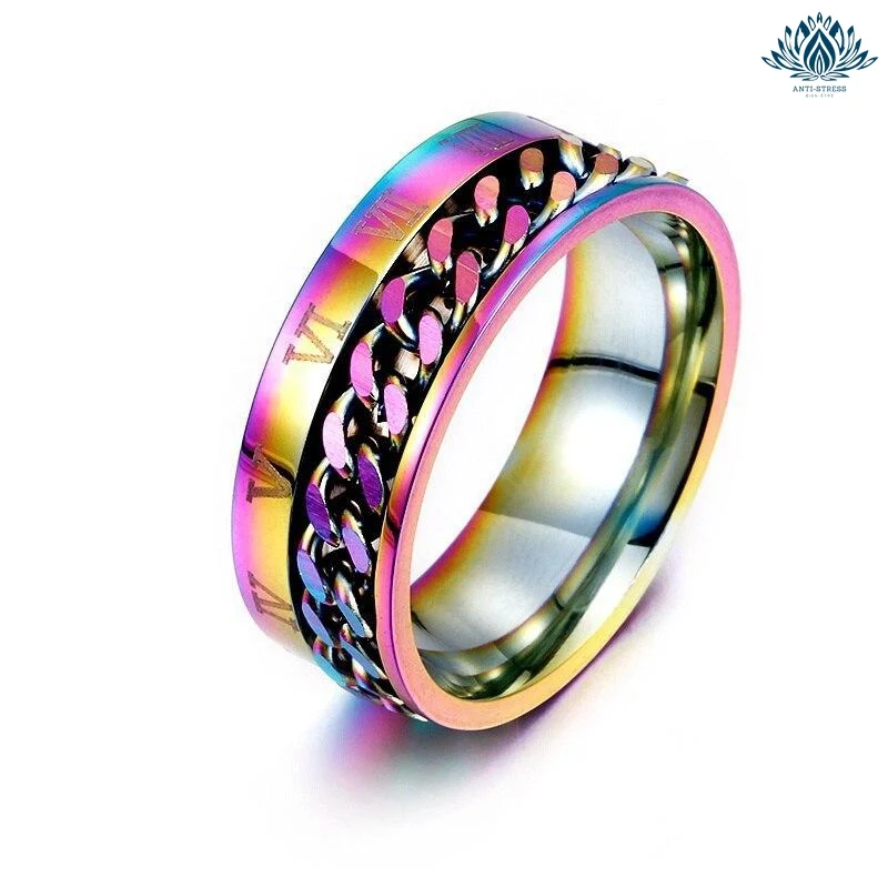 Bague anti-stress romaine homme