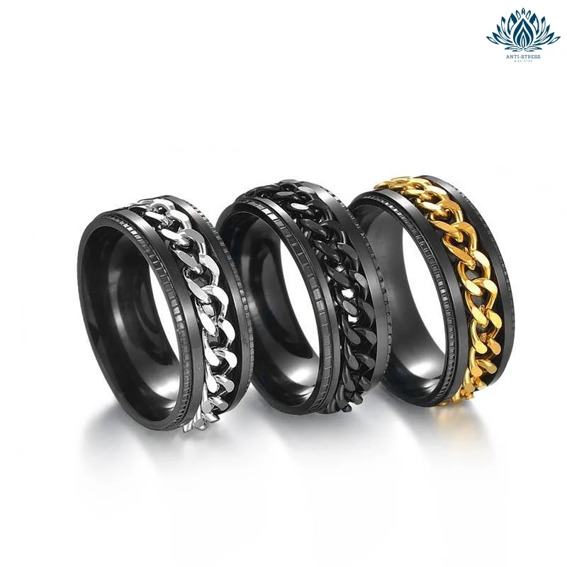 Bague anti-stress homme