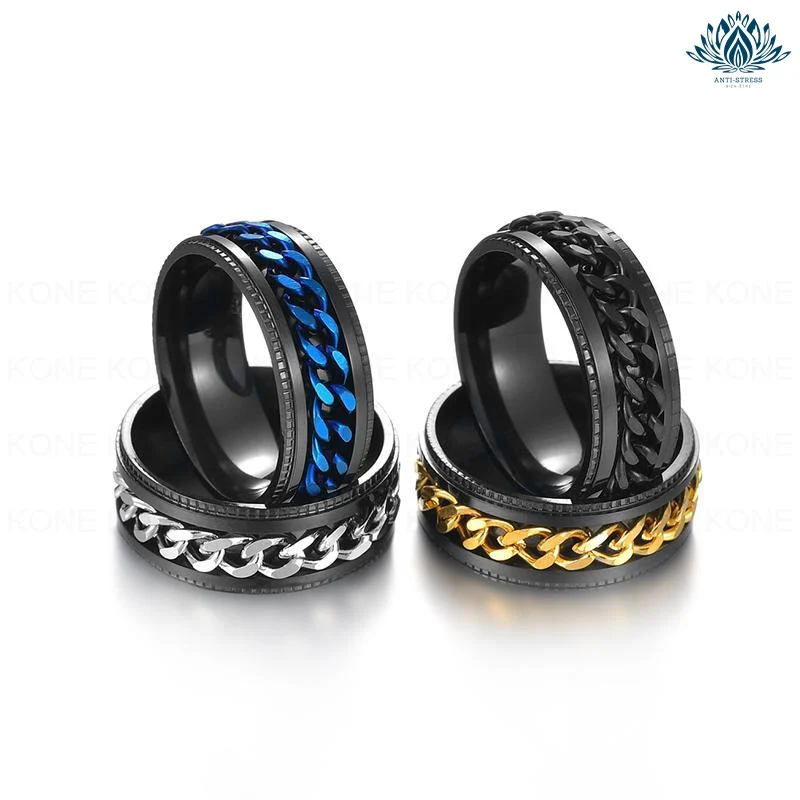Bague anti-stress homme