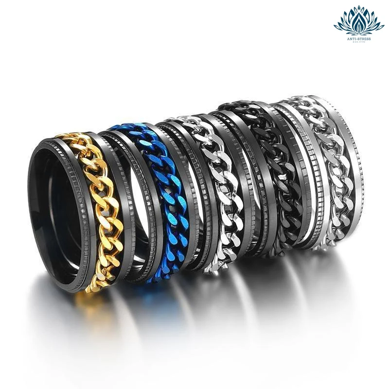 Bague anti-stress homme