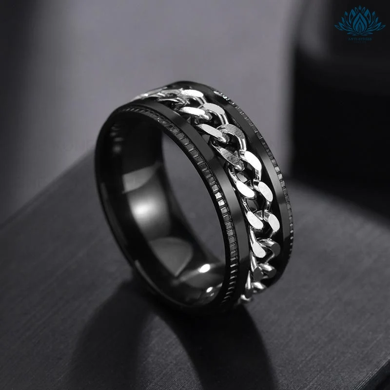 Bague anti-stress homme