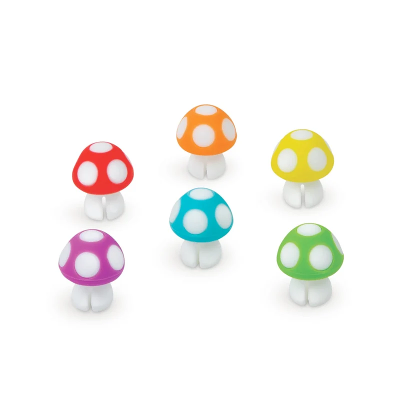 Tiny Toadstools Drink Charms-
