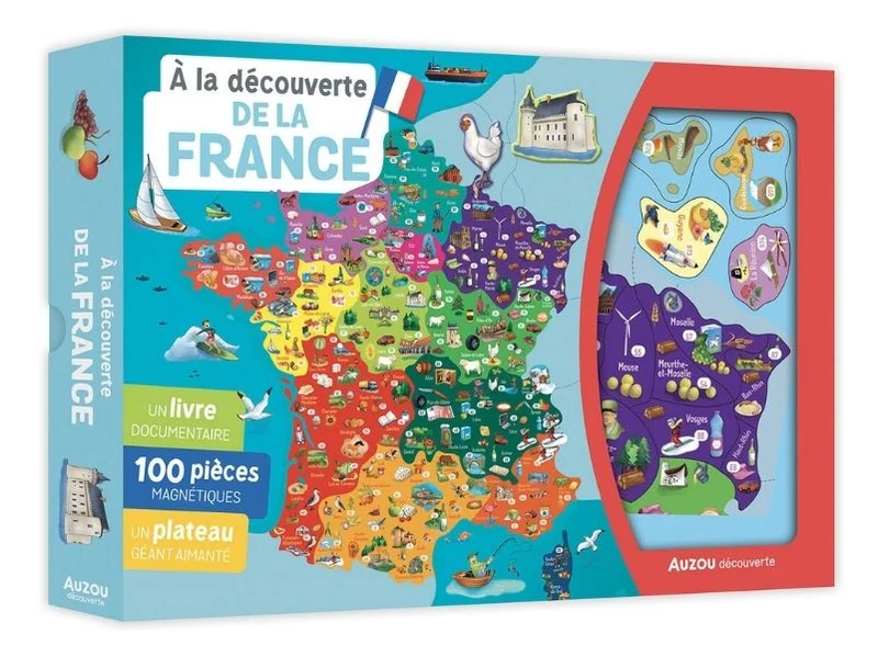 Coffret à la découverte de la France - Auzou