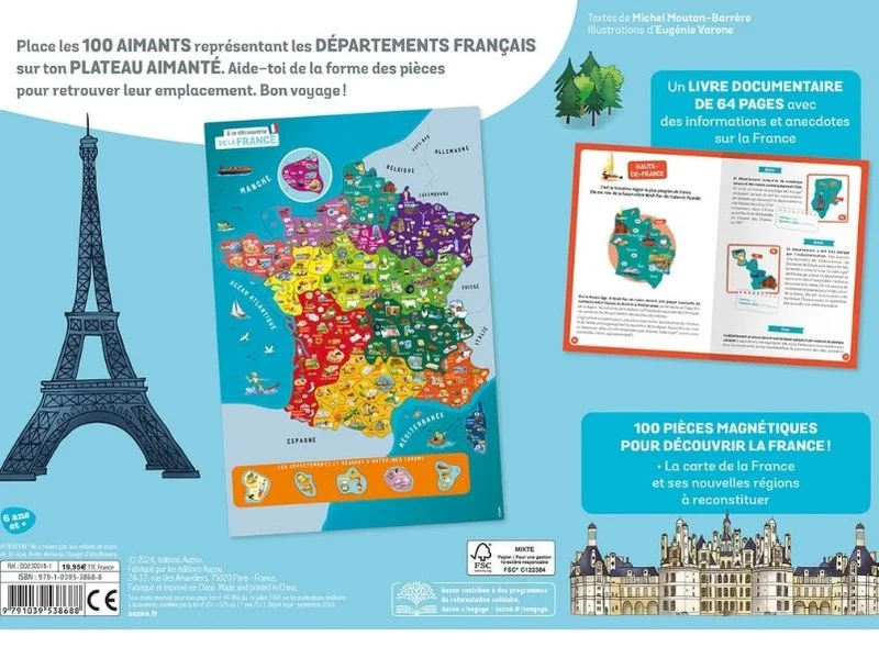 Coffret à la découverte de la France - Auzou