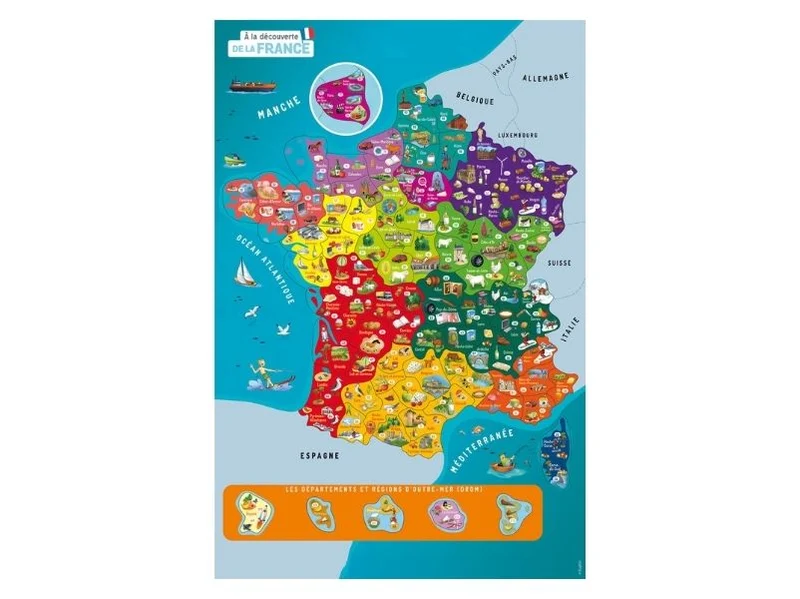 Coffret à la découverte de la France - Auzou