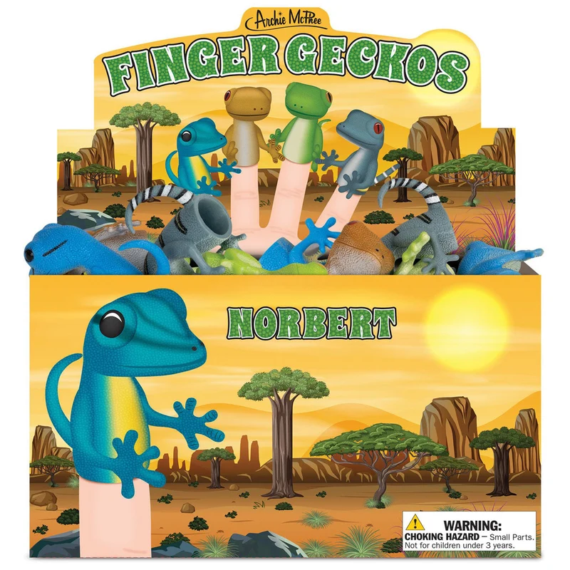 Finger Gecko - 1 random color
