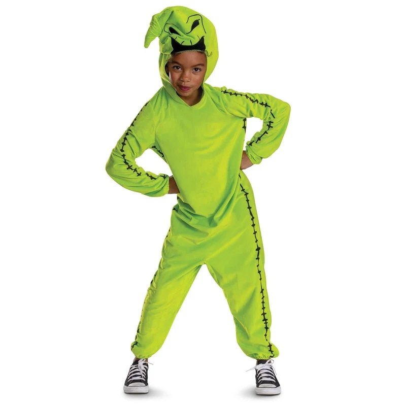 Nightmare Before Christmas Oogie Boogie Costume for Kids, Hooded Jumpsuit