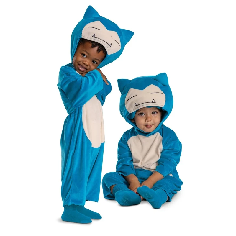 Pokémon Snorlax Costume for Toddlers, Jumpsuit and Headpiece