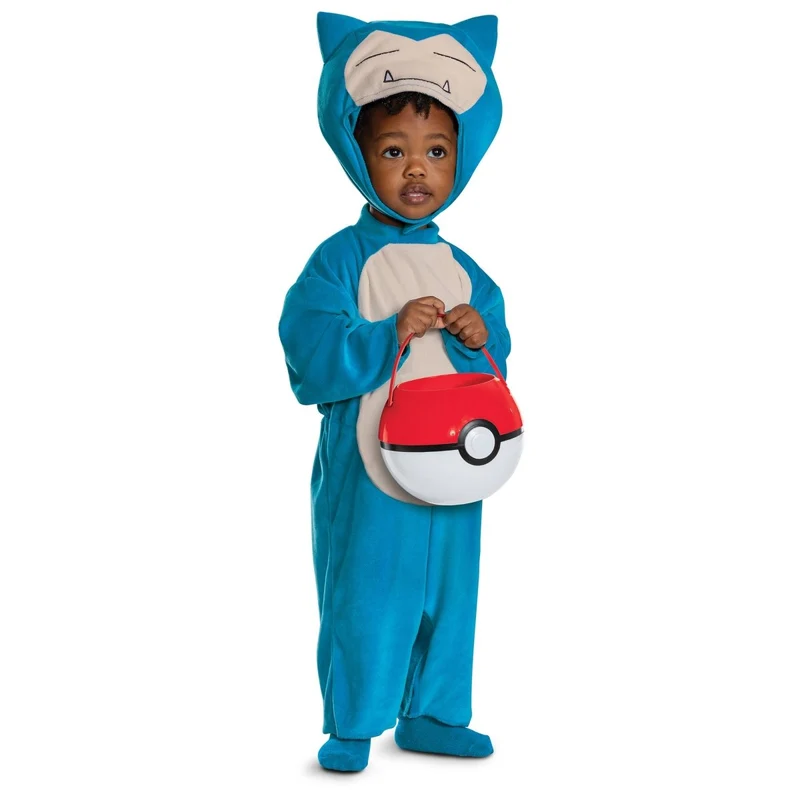 Pokémon Snorlax Costume for Toddlers, Jumpsuit and Headpiece