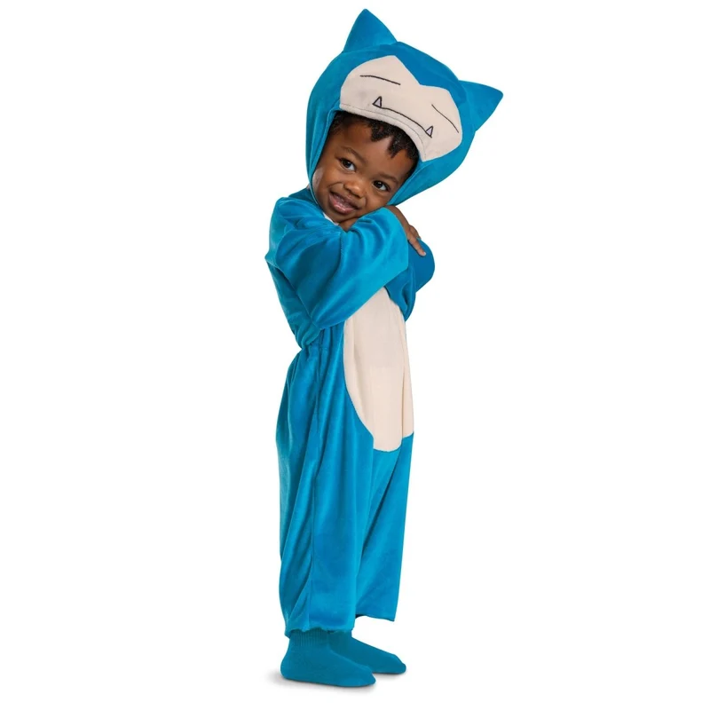 Pokémon Snorlax Costume for Toddlers, Jumpsuit and Headpiece