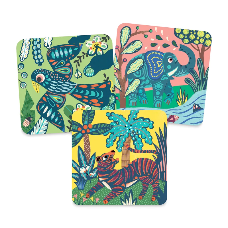 Big Animals Scratch Cards Activity