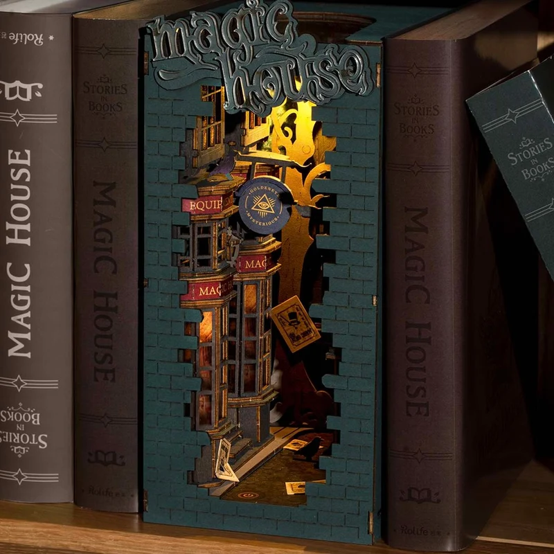 Magic House Bookshelf Diorama Book Nook - DIY kit