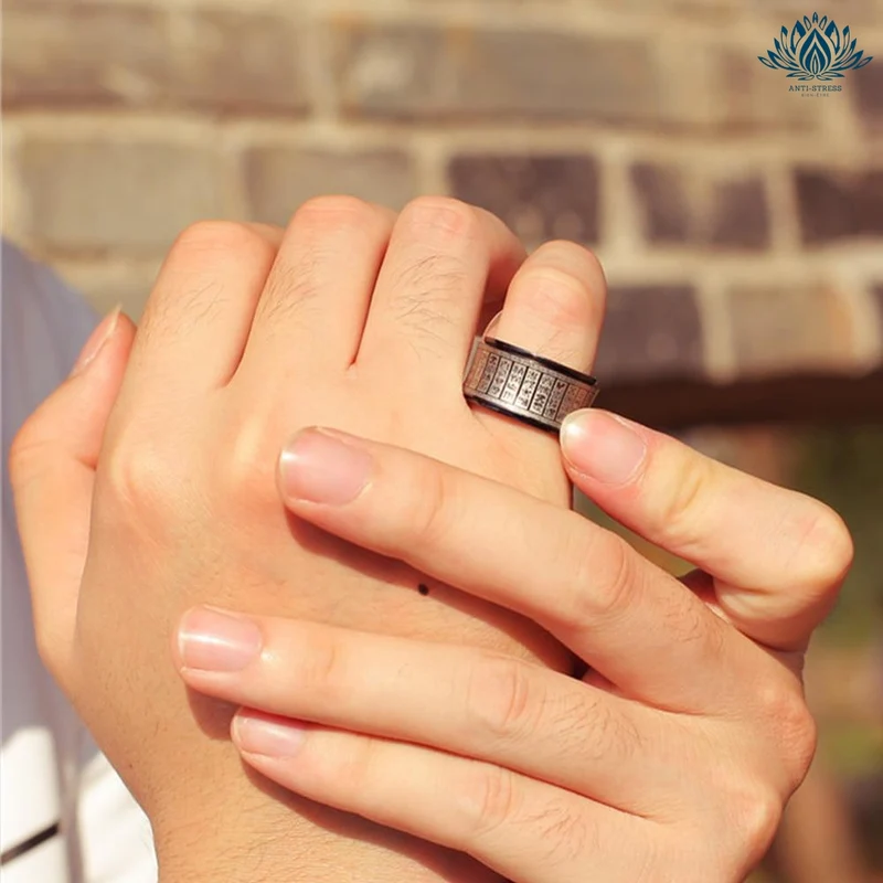 Bague anti-stress zen méditation