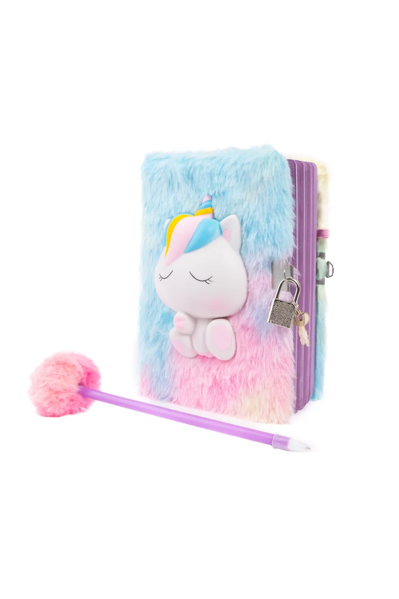 Furry Friends Squishy Journal, Unicorn 1 Piece