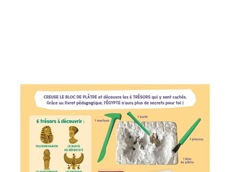 Mon trésor d'Egypte à déterrer - Auzou