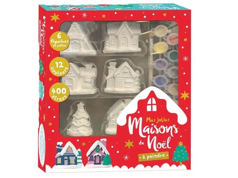 Mes jolies maisons de Noël à peindre - 1 2 3 Soleil