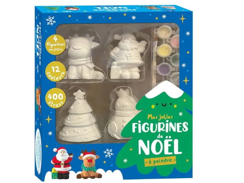 Mes jolies figurines de Noël à peindre - 1 2 3 Soleil