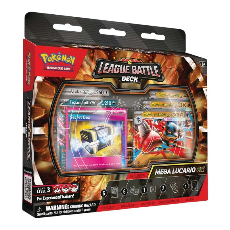 Pokémon TCG Mega Lucario EX League Battle Deck Ready-to-Play Set
