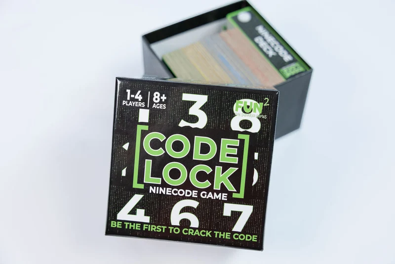 Fun Squared Games Code Lock Fast-Paced Deduction Strategy Board Game
